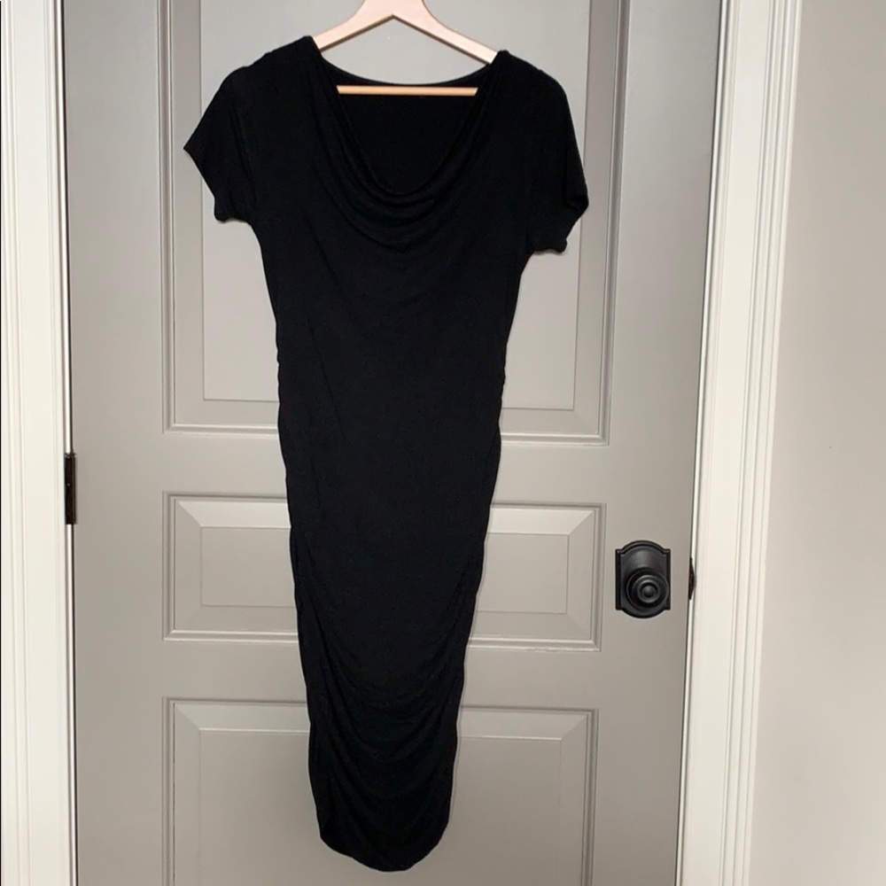 PattyBoutik ruched midi dress